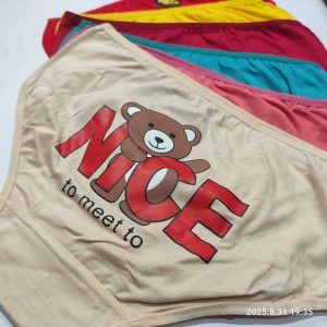 شورت زنانه پشت چاپ پنبه لاکرا